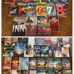 50 Books for 50 Bucks - Mystery, Suspense, Etc. - A Bunch of James Patterson, Etc. 