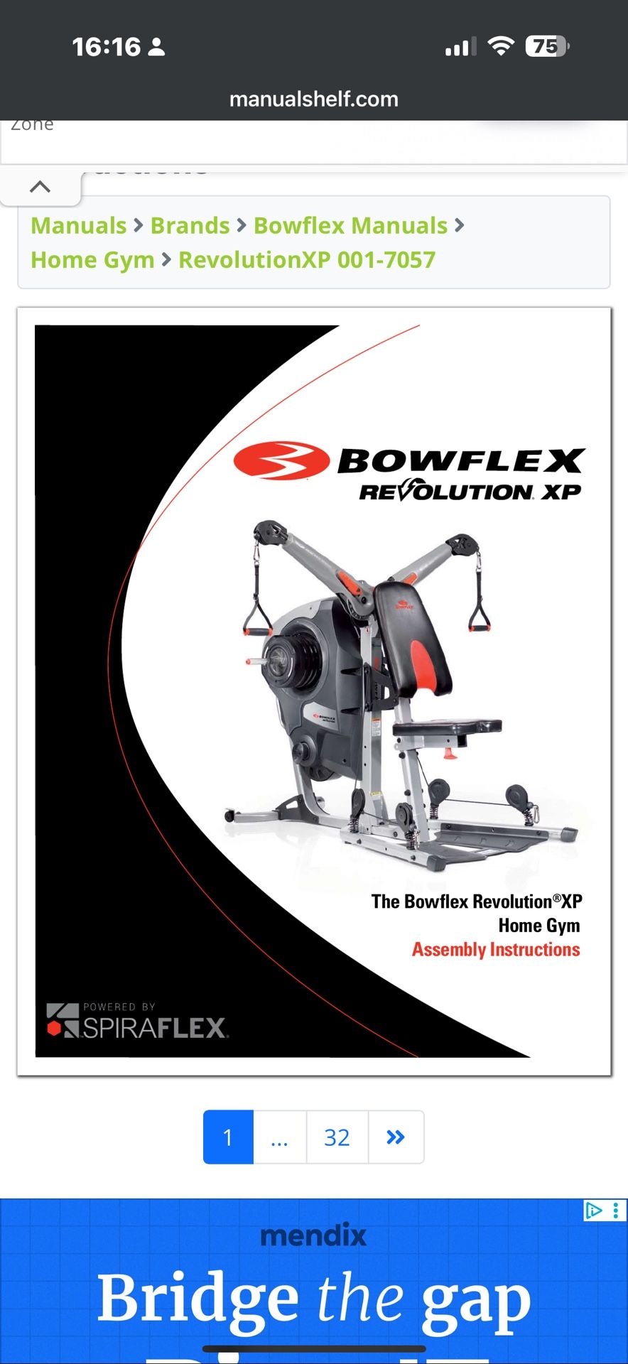 Bowflex Revolution XP Total Home Gym