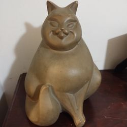 Alexsander Danel Fat Cat for Austin Productions Vintage Sculpture
