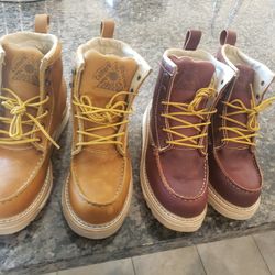 Work Boots New From Leon Guanajuato Mexico. 