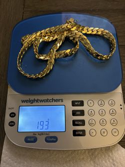 14k 193 Gram 15mm Gold Cuban Necklace