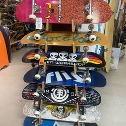 Skateboards at Catch A Wave Surf & Skate Shop