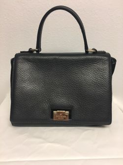 Kate Spade black leather and suede purse