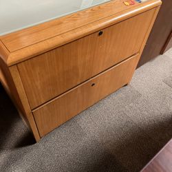 Wood Lateral Filing Cabinet 