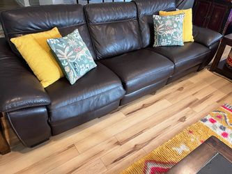 Natuzzi Leather 5 piece Sofa