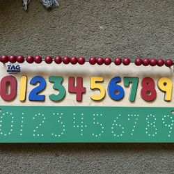 MONTESSORI “Math Skills Number Puzzle” By TAG TOYS, Excellent Condition 