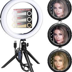 Sensyne 10" Ring Light kit with an extendable tripod stand