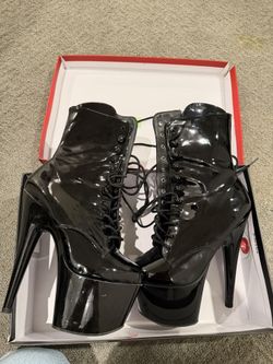 BRAND NEW ALL BLACK DANCER HEELS