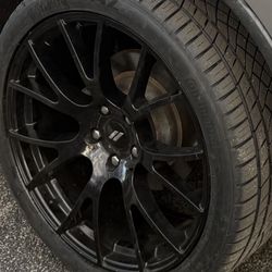 Set Of 4 22” Rims New Tires 