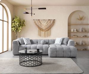 Ivy gray Boucle Sectional 😎🤓🔥💗☀️😍🤓🌹🚛