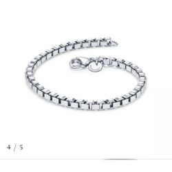 Tiffany & Co. | Venetian Link Bracelet in Sterling Silver (Medium - 7.5")  