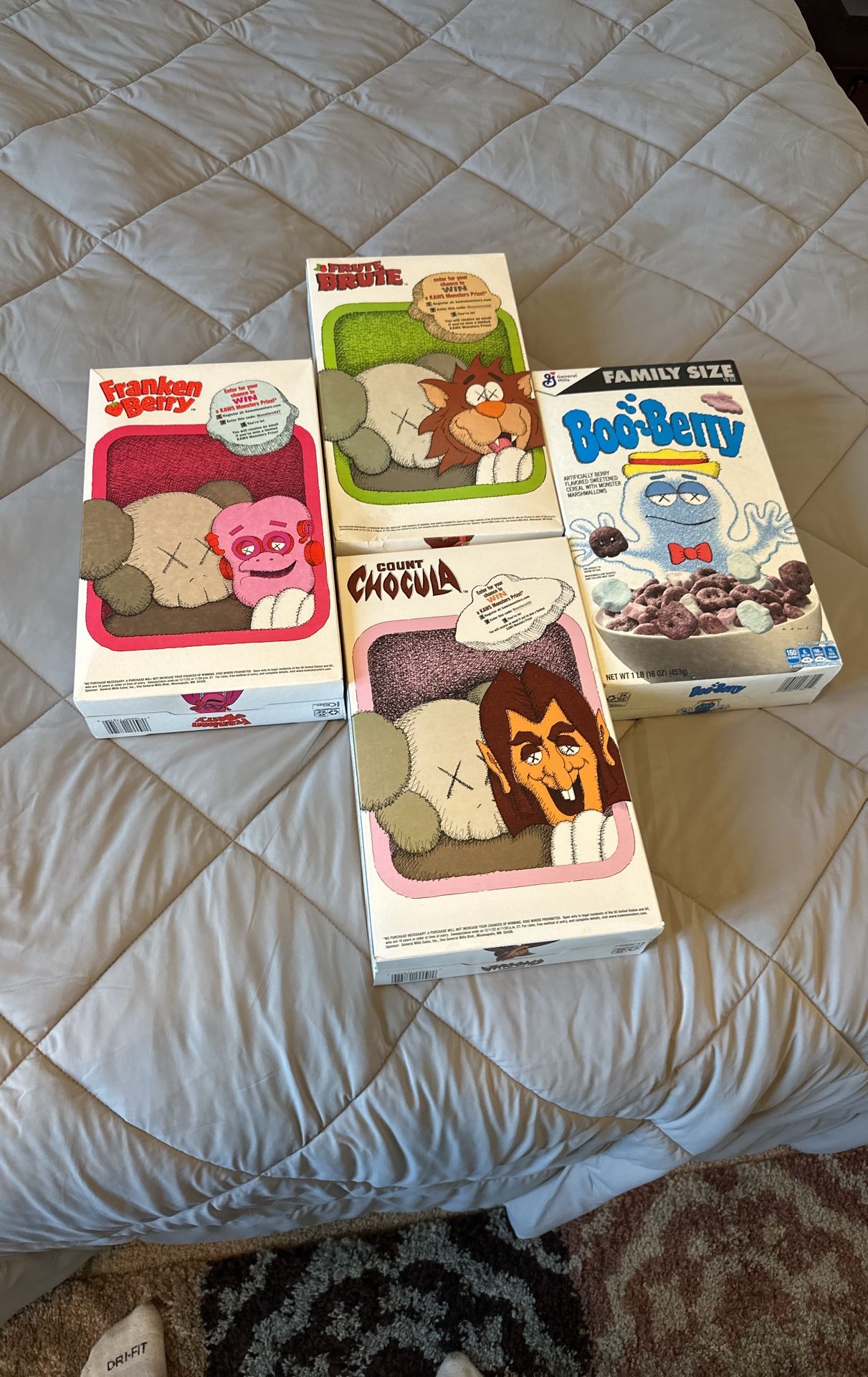 Kaws Cereal 1 For 10, 4 For 35