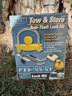NEW Reese Towpower Trailer Anti-Theft Lock Kit w/ 3 Keys