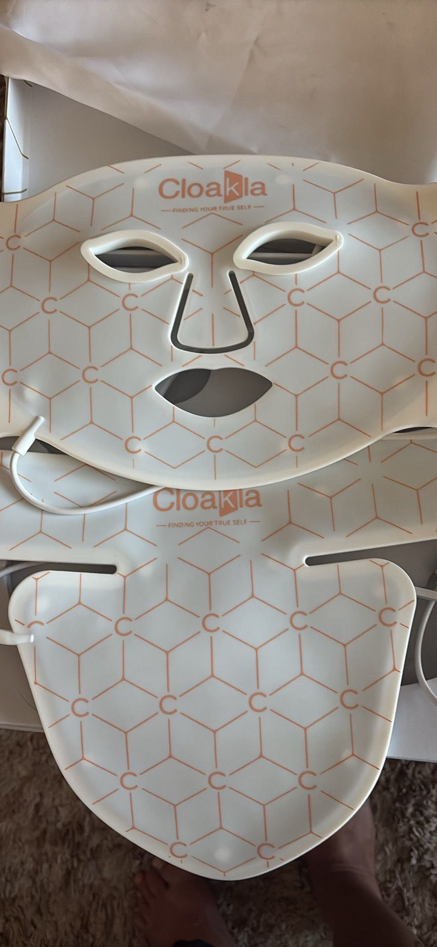 Red Light Therapy Neck & Face Mask