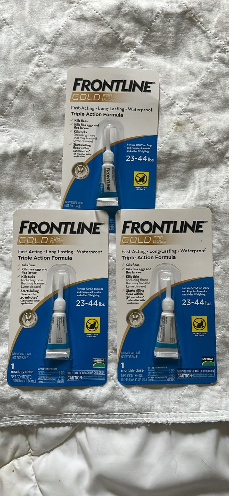 Flea And Tick Prevention For Dogs 23-44lbs