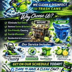 Trash Can Cleaning Service