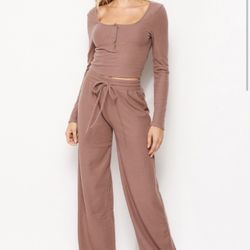 Brown Lounge Set $24 (Small Medium Large)