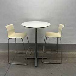 Bistro Table And 2 Stools (Bar Height) $60