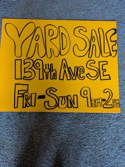 YARD SALE IN KENT