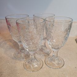 PRINCESS HOUSE FANTASIA WINE GOBLETS / GLASSES Set 4