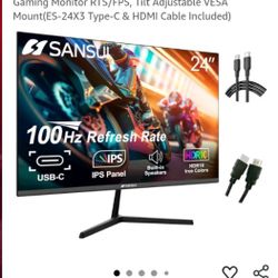 Sansui 24 Inch 100hz 1080p Gaming Monitor