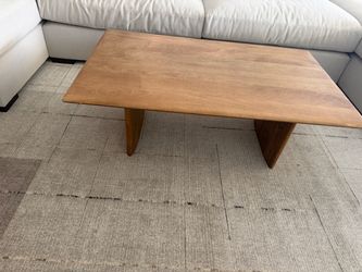West Elm Wood Coffee Table