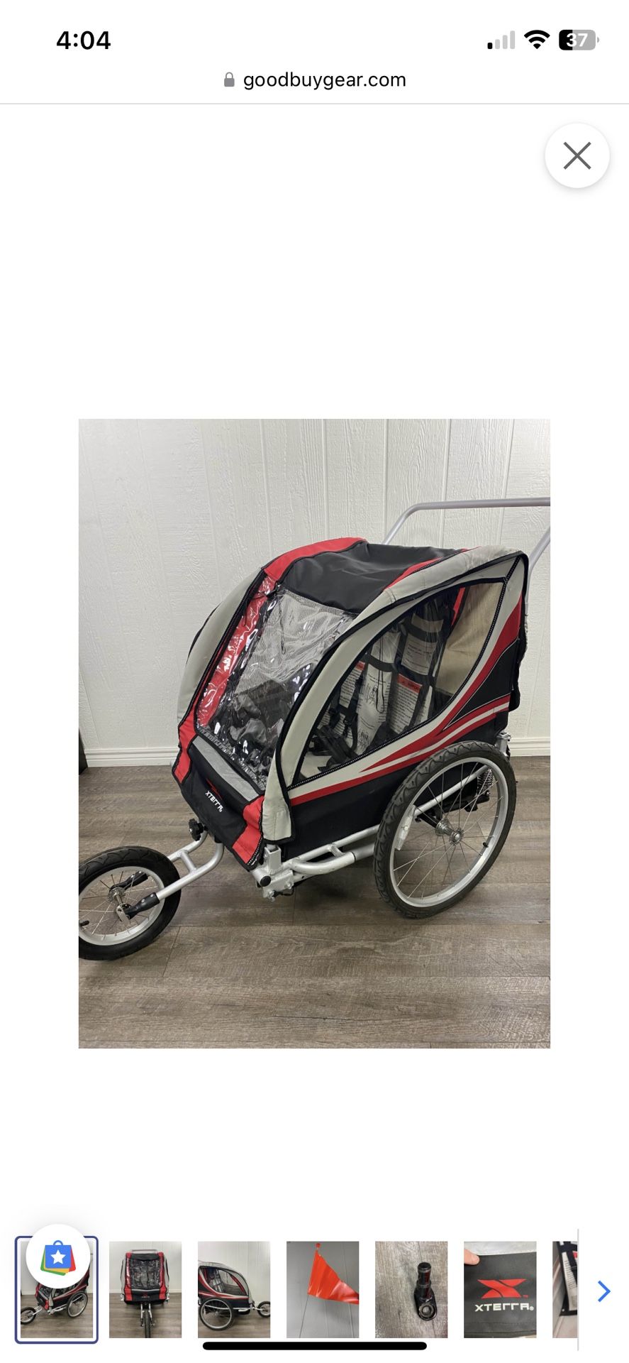 Xterra Ogden Convertible Bike Trailer