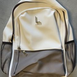 Lulu Faux Leather Travel Backpack