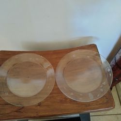 par de platos grandes princces hause