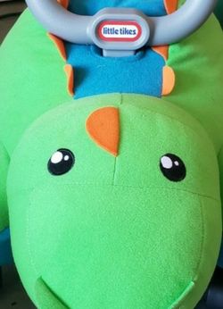 Little Tikes HTF Green Dino Pillow Racer Ride On Toddler Toy