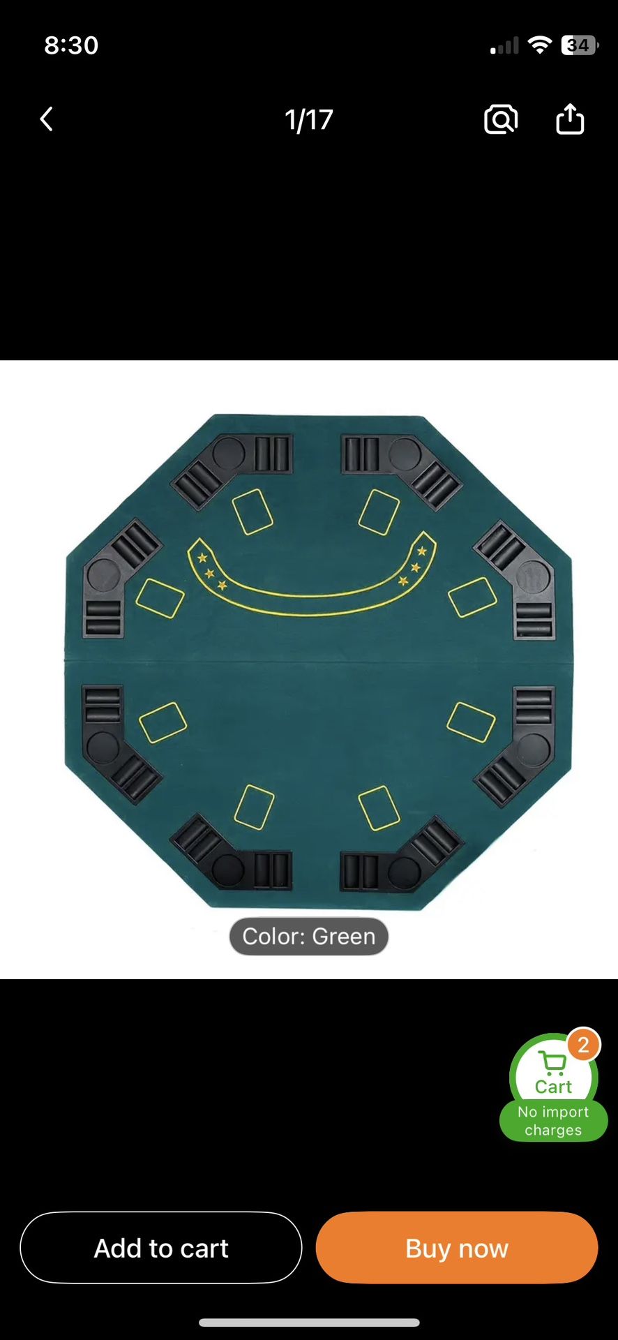 Poker ♦️ Foldable Table Top
