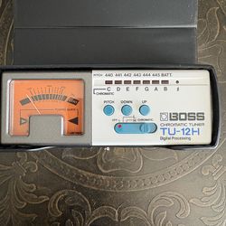 vintage Boss TU-12H Chromatic Tuner designed for high-range instruments