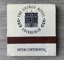 Edinburgh UK ~ The George Hotel InterContinental ~ HTF ~ Vintage Matchbook ~