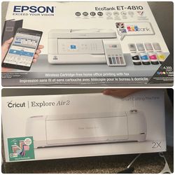 EcoTank ET- 4810 And  Cricut/ Explore Air2