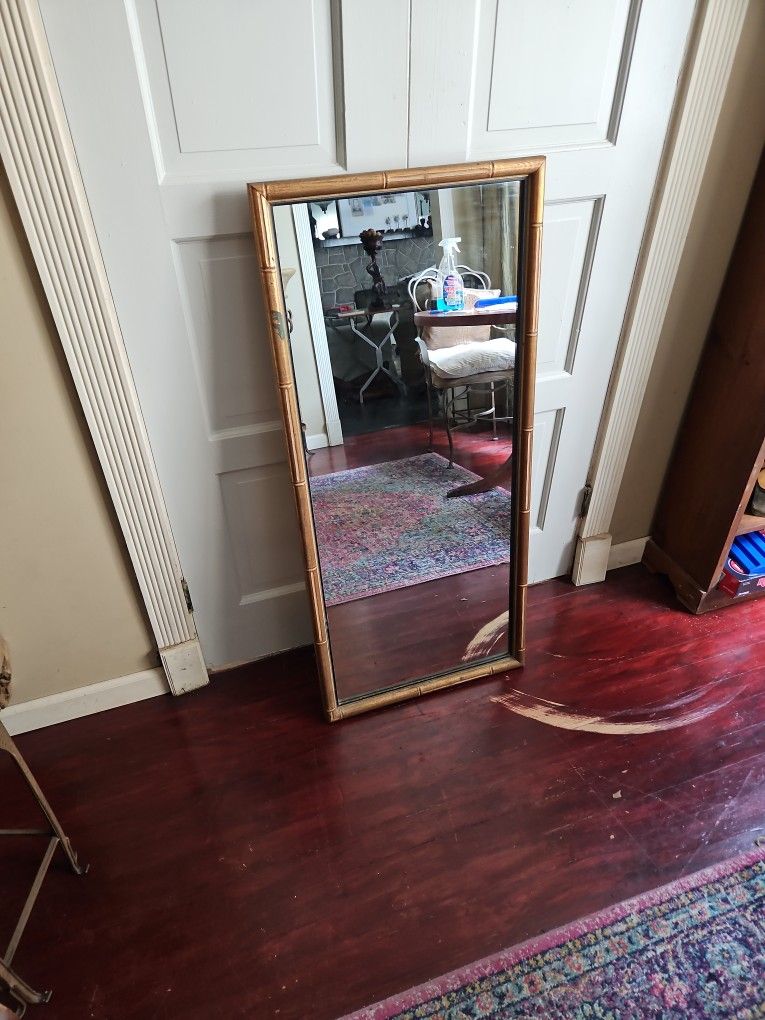 Bamboo Accent Mirror