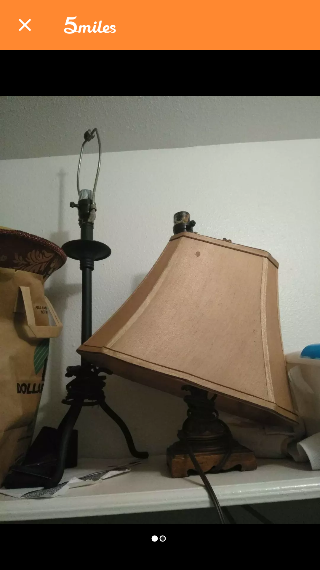 Lamps w/shades