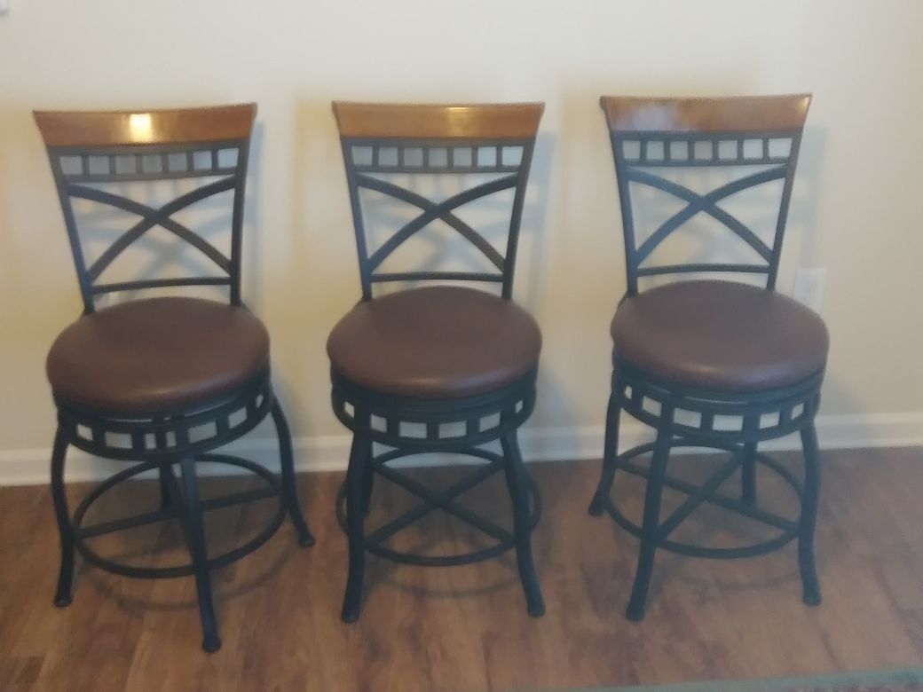 (3)-24" Bar Stools