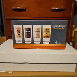 Captain Morgan 4 piece Glass Set
