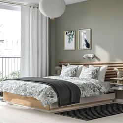 IKEA Mandal Bed and Headboard