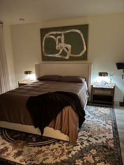 Marble Base Table Lamp with Brass Shade