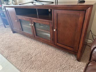 Beautiful Wood TV Console(Consola de madera)