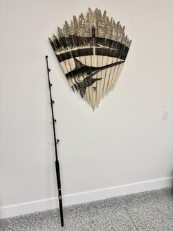Crowder E-Series EHD6050 6’ Roller Fishing Rod — All AFTCO Guides, Winthrop Tip, & Butt