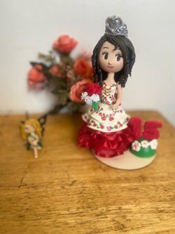 Adorno de pastel 🎂 personalizado (handmade) porcelana fría