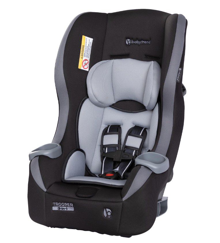 Baby Trend Trooper 3-In-1 Convertible Car Seat, Dash Black 