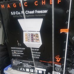 New 5.0 Cu. Ft  Chest Freezer 