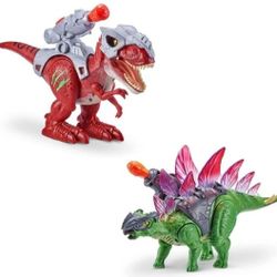 Robo Alive Dino Wars - Series 1 Combo Pack Stegosaurus and T-Rex