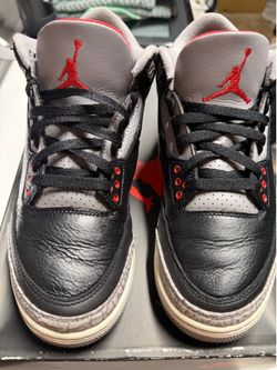 Men’s Jordan Retro Black Cement 3 size 8 used