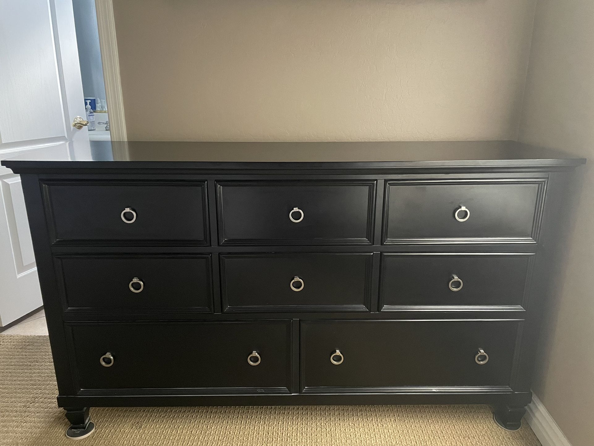 Terrence Black 8 Drawer Dresser from Living Spaces