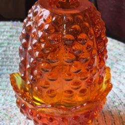 Vintage Fenton Fairy Lamp