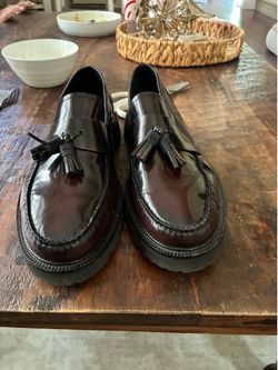 Cole Haan Tassel Lug Sole Loafers – Oxblood/Burgundy – Men’s Size 11